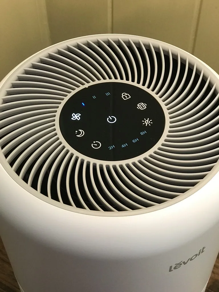 Levoit Core 400S smart air purifier app bedroom