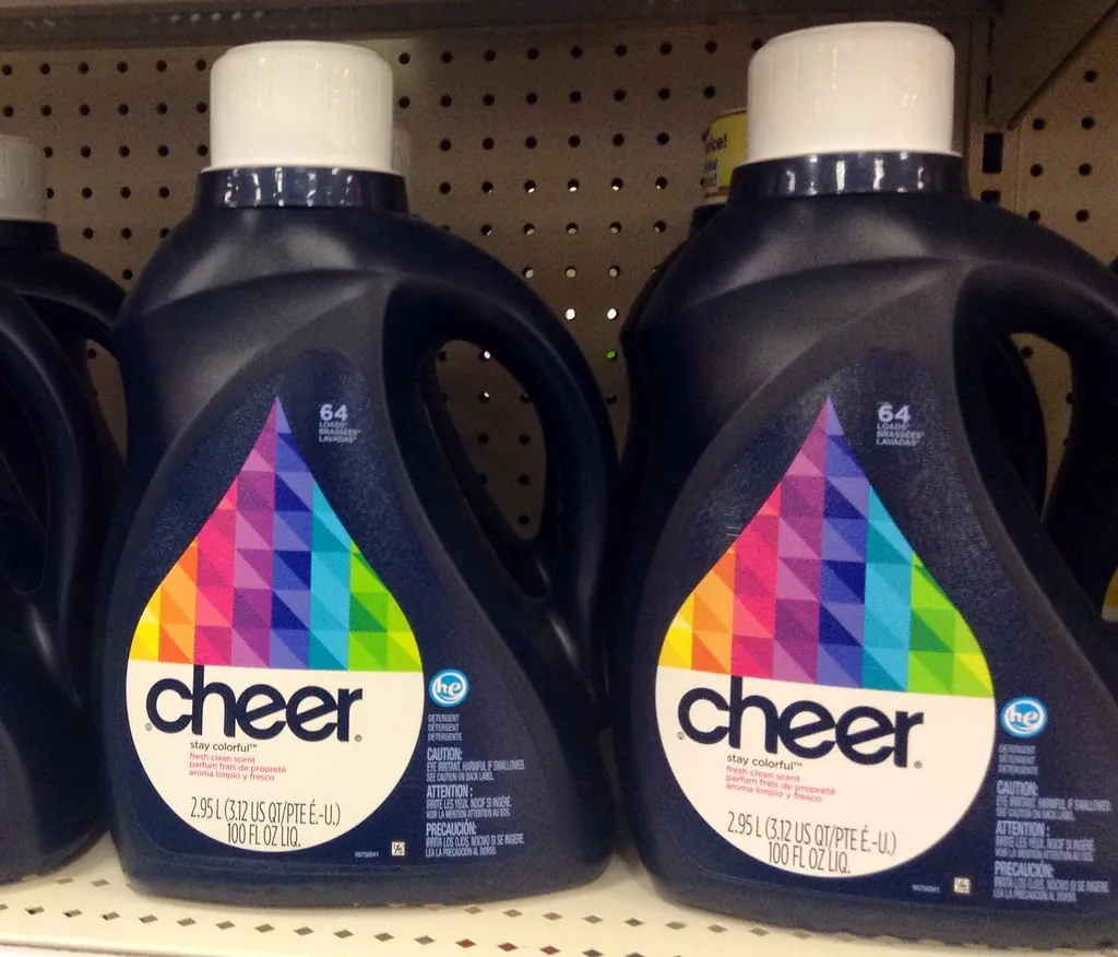 laundry detergent bottles