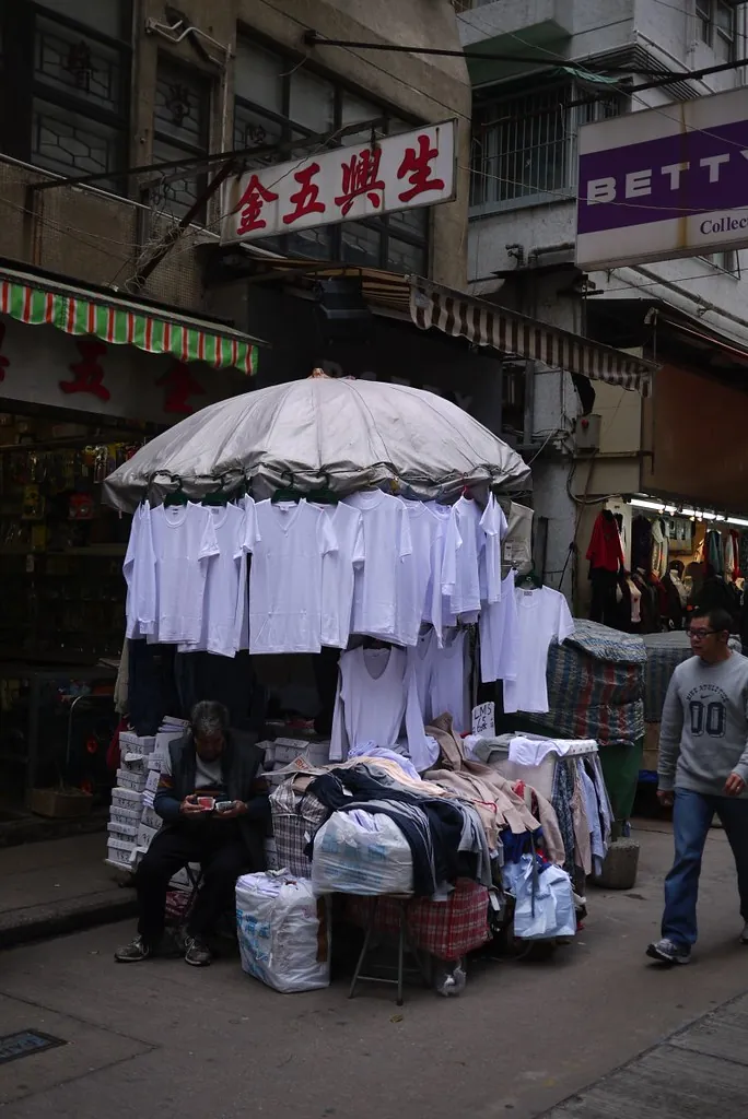 clean white shirts hanging