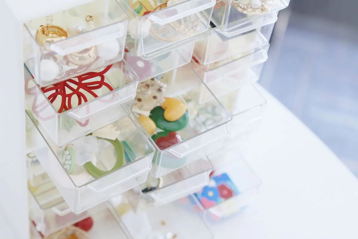 drawer organization broken jewelry decluttering