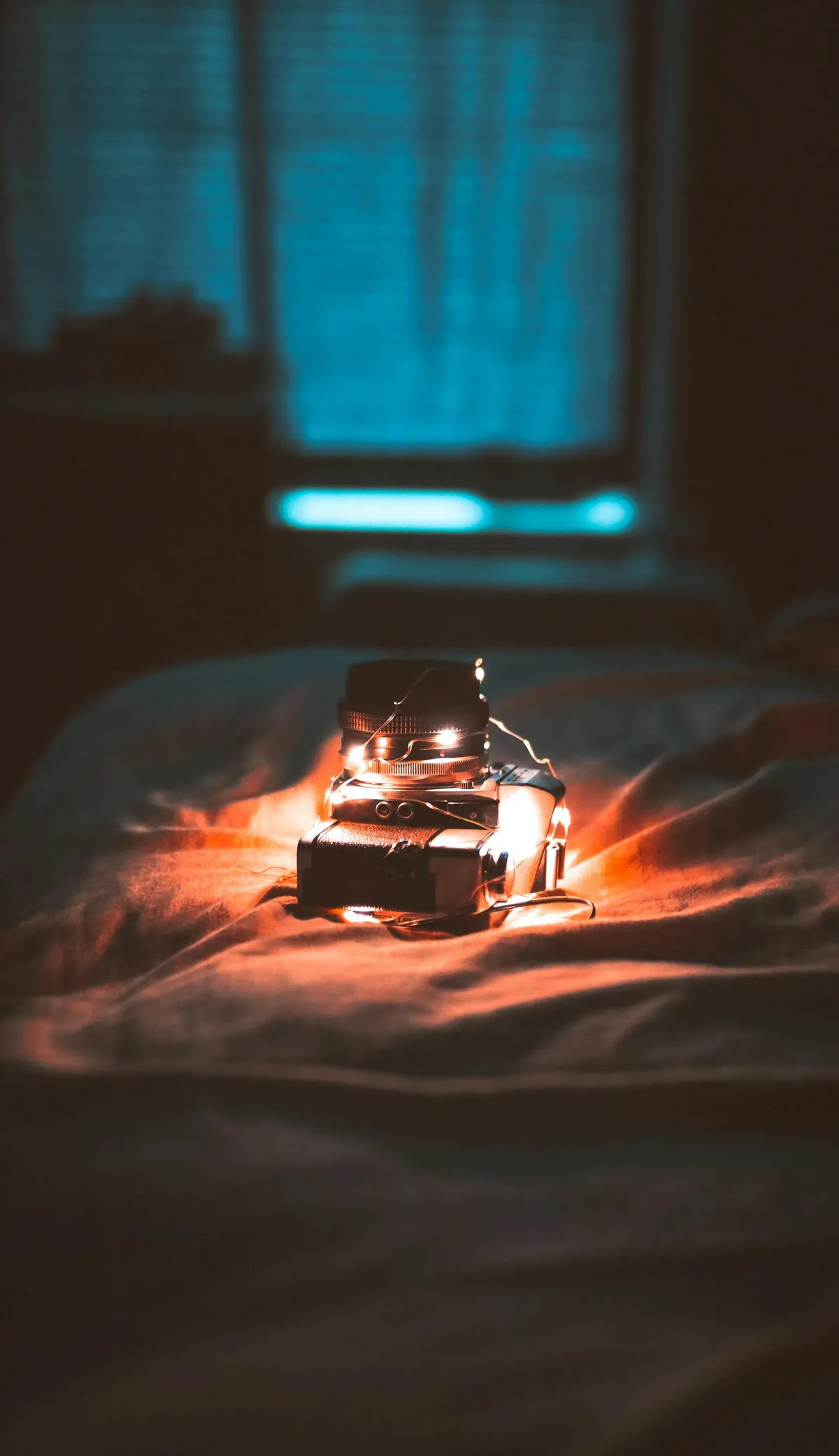 bedroom string lights cozy ambient