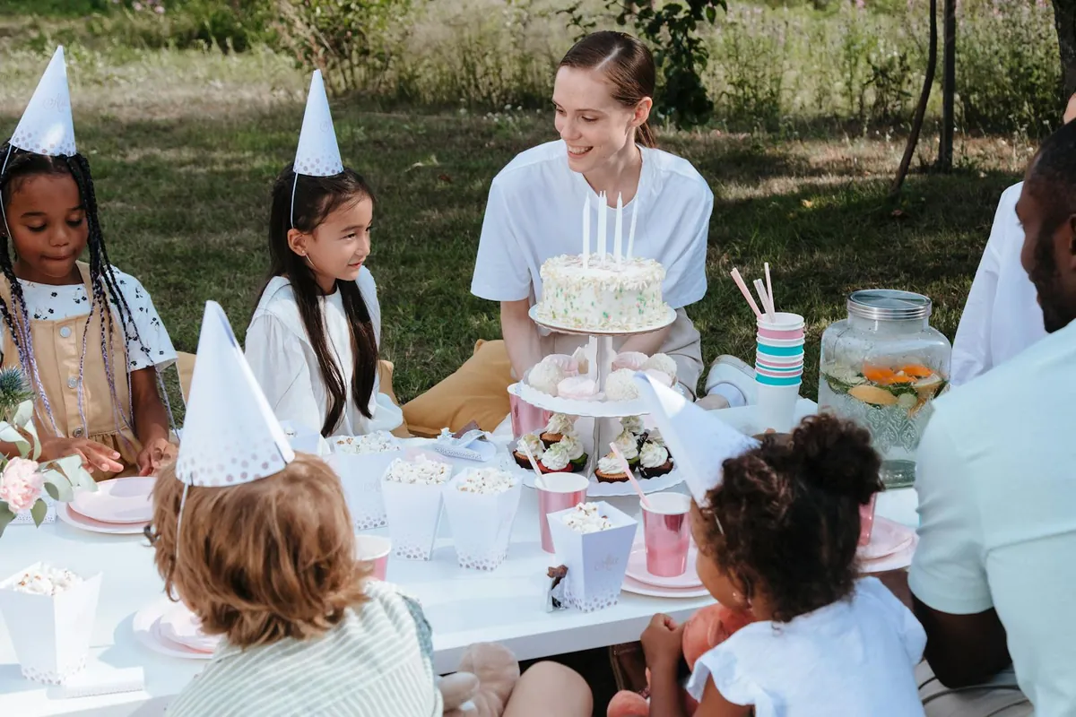 Dollar Tree birthday party supplies decoration table