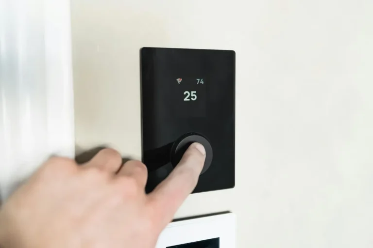 smart thermostat wall installation