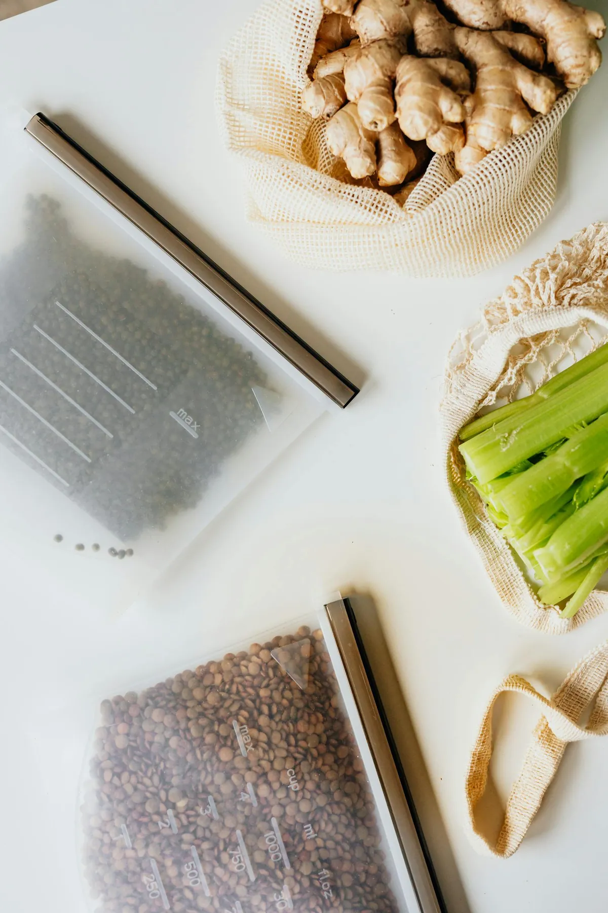 freezer organization bags