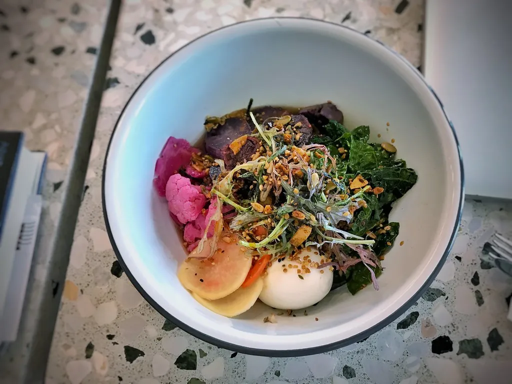 steel cut oats breakfast bowl